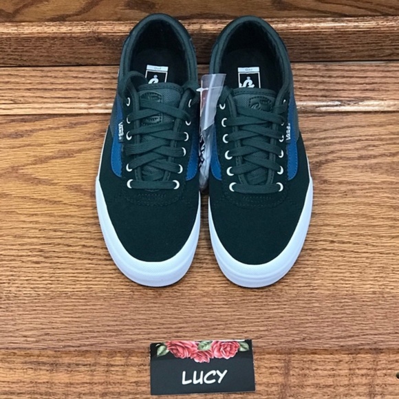 Vans Chima Pro 2 Mesh Darkest Spruce True White Shoes - Picture 4 of 8